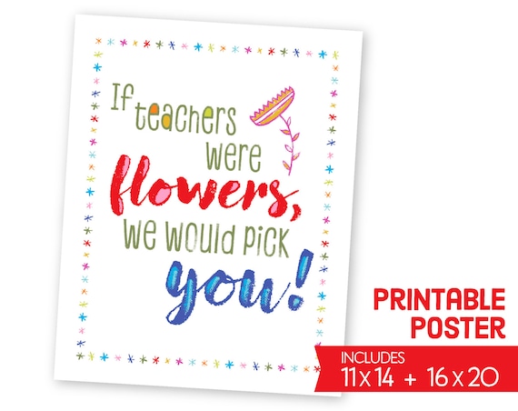digital teacher appreciation printables