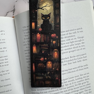 Midnight Library Cat Bookmark