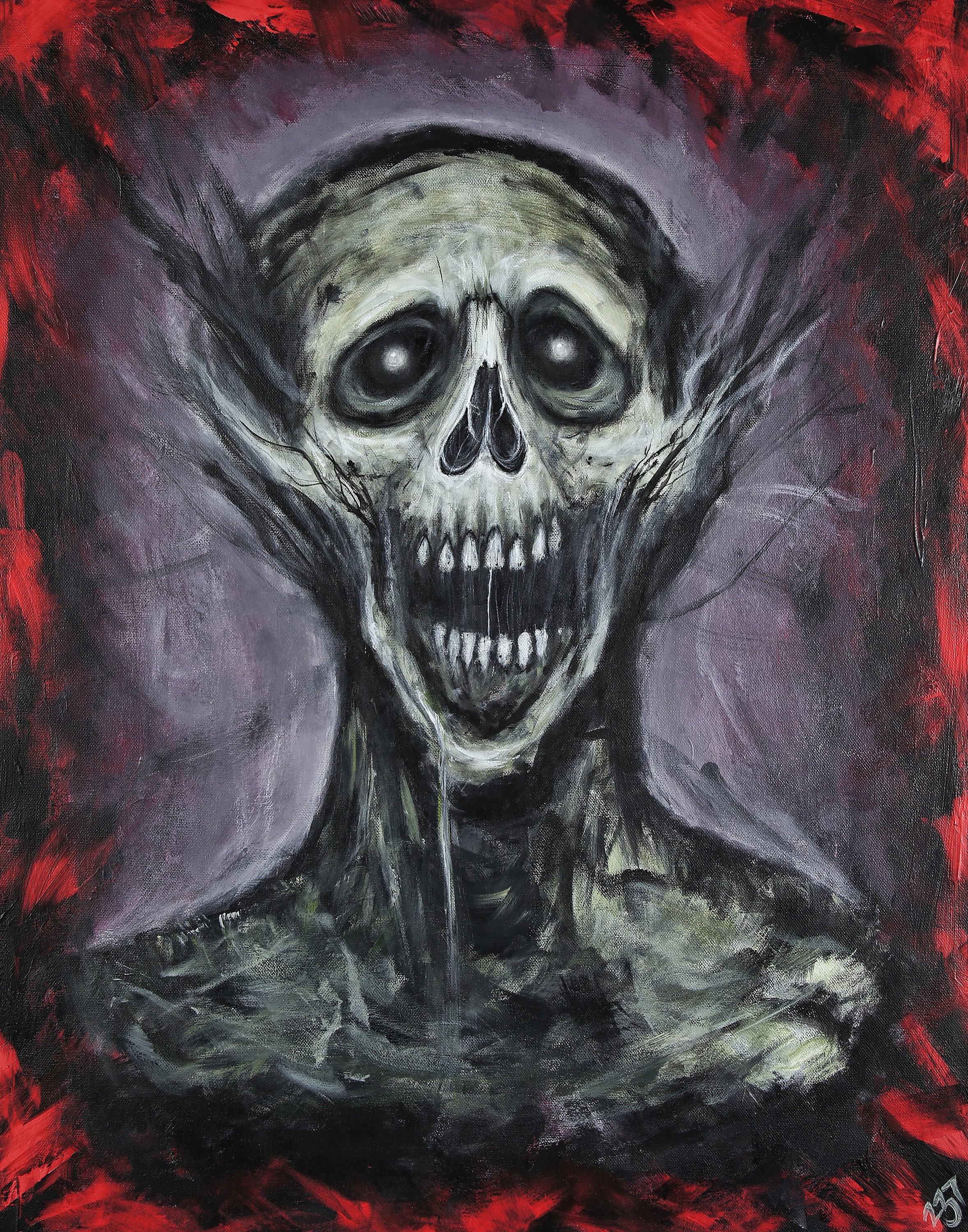 Dread-11x14 Print-horror-creepy-macabre-disturbing-dark-spooky 