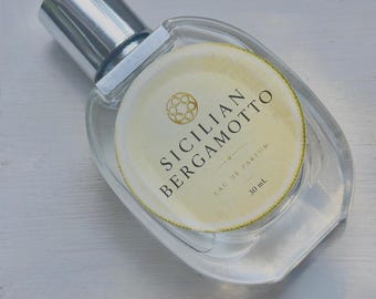 Sicilian Bergamotto Eau de Parfum | Fresh Clean Citrus Fragrance | Unisex | 30 mL