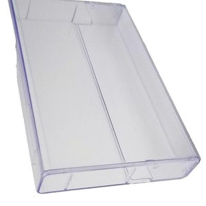 Boîtiers de cassettes sans message (5) Petite boîte de rangement en plastique transparent