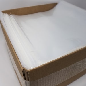 17 Outer Sleeves for 33rpm LP Vinyl Record Albums 2LP 4mil Loose Fit Polyethylene Plastic No Flap 13 image 6