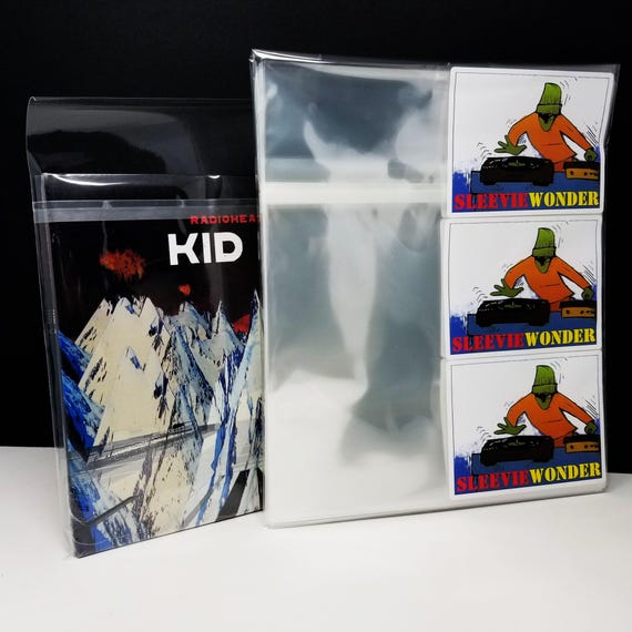 5pc 10" Box Set or Oversized Current Fit - Resealable Outer Sleeves 2mil - 78rpm