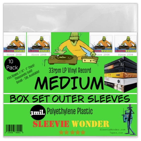 Medium Box Set Sleeves 3mil No Flap (15)