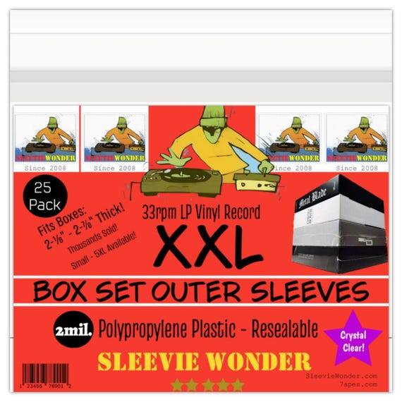 XXL Box Set Sleeves 2mil Seal Up (25)