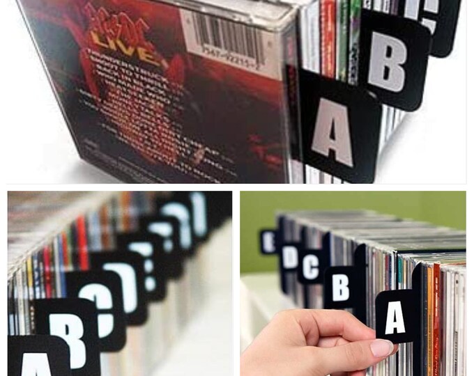 CD Dividers Set of 26// High Quality Birch Plywood Laser Cut Etsy UK