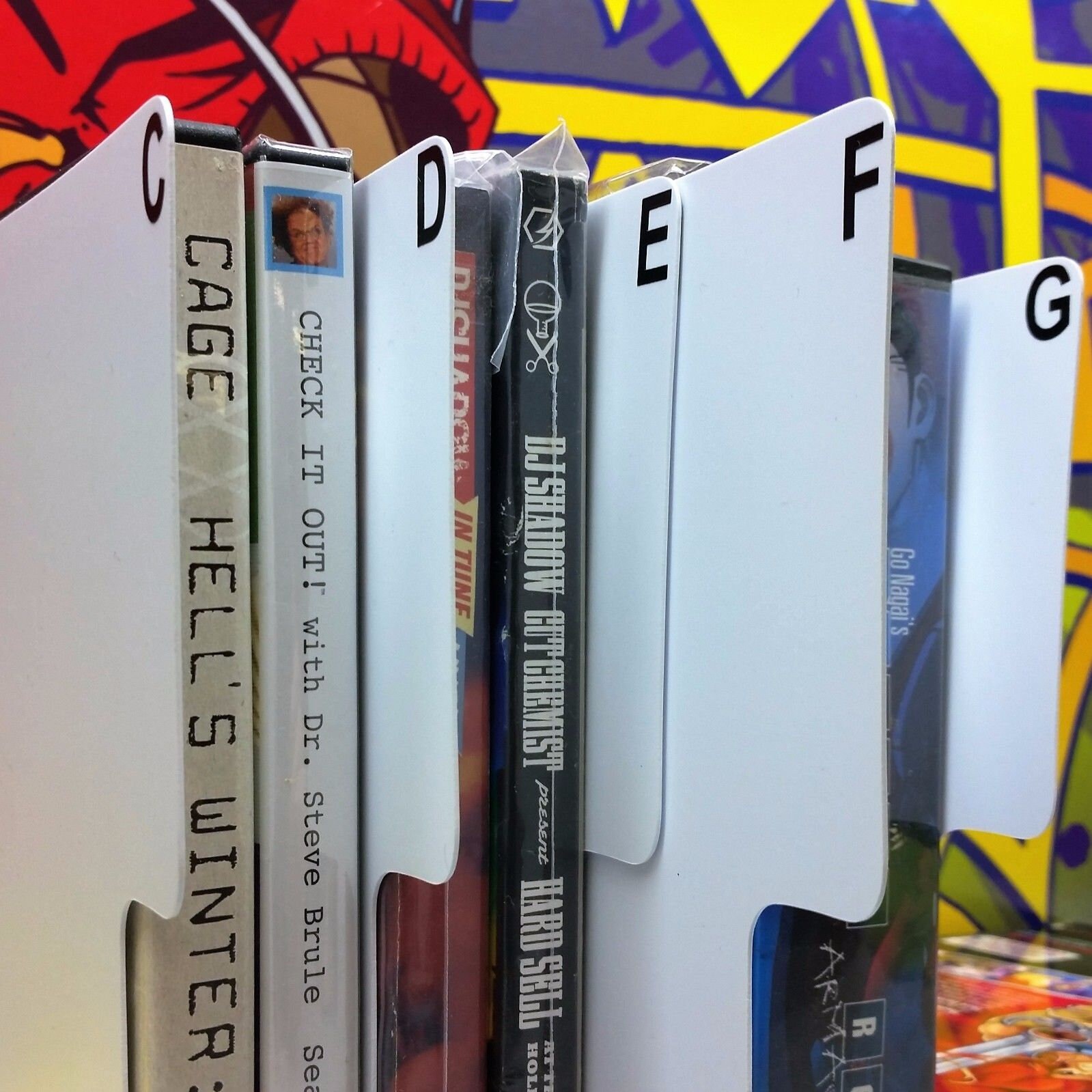 AZ Shelf Dividers for DVD Standard Etsy