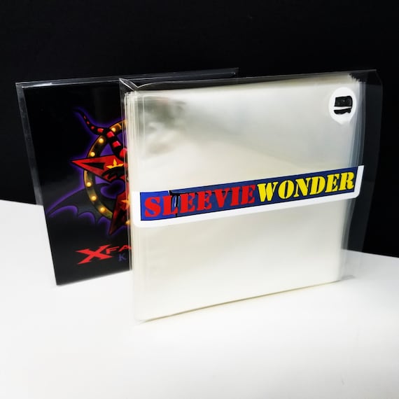 25 CD Jacket Sleeves - Side Load Over Thin Cardboard - 2mil No Flap Polypropylene Plastic - Clear Outer Small Batch Craft