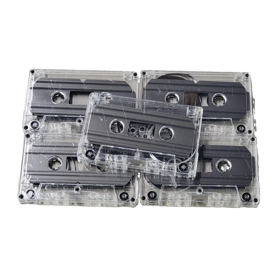 5pcs Bandit Mask Cassette Tapes for Arts + Crafts Vintage Decoration 80's 90's