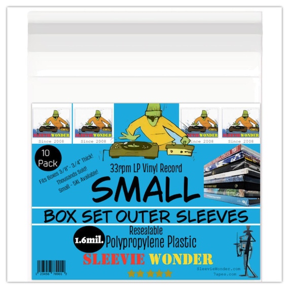 Small Box Set Sleeves 1.6mil Resealable (10)