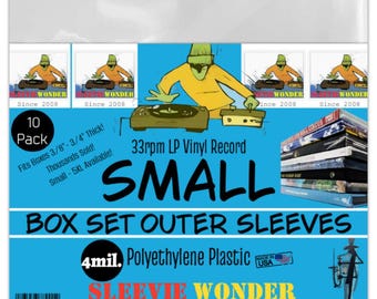 Small Box Set Sleeves 4mil No Flap (10)
