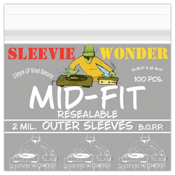 2mil Mid Fit Resealable Outer Sleeves (100)