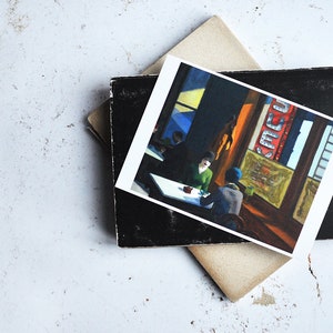 Premium Postkarte - Edward Hopper, Chop Suey / 12x17 cm