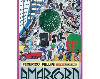 アマルコルド ポーランド ポスター ポストカード、フェデリコ