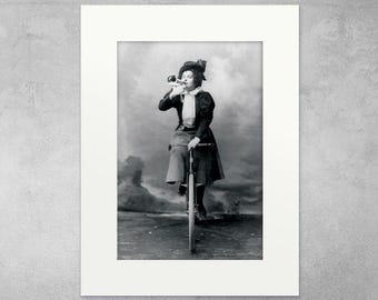 Vintagefoto's met passe-partout