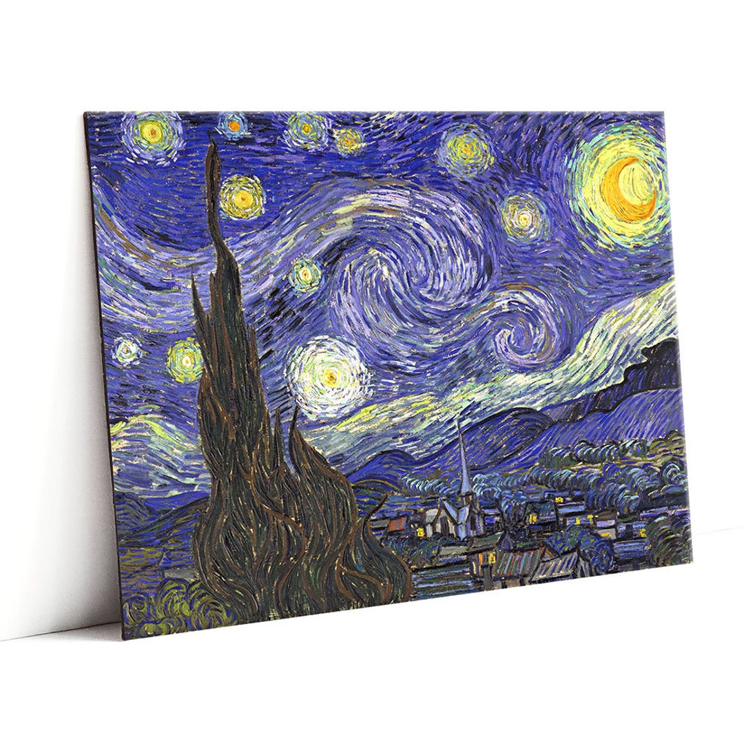 星月夜 フィンセント・ファン・ゴッホ - マグネット 10 x 8 cm / 美術