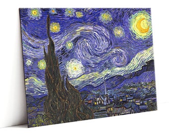 星月夜 フィンセント・ファン・ゴッホ - マグネット 10 x 8 cm / 美術