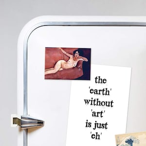 Fridge magnet art; Act on a sofa (Almaiisa) by Amadeo Modigliani