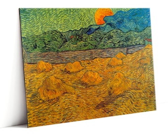 Rising Moon  Vincent van Gogh - magnet 10x7,5cm  / fine art