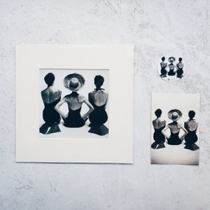 Impression photo avec Passe-Partout; Maillots de bain Toni Frissel Femmes 25x25 cm + autocollant et carte postale