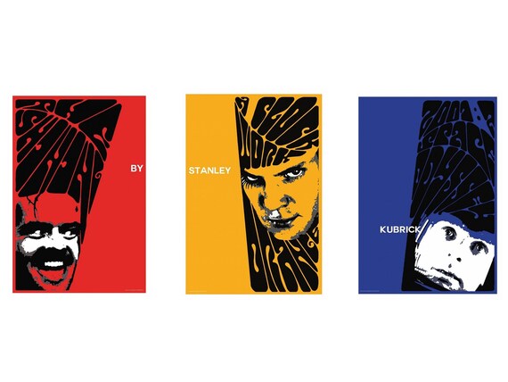 Postcards inspired by Stanley Kubrick's films / The Shining, The Clockwork Orange, 2001: A Space Odyssey