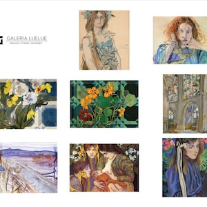 Premium Postkarte / Miniposter / Stanislaw Wyspiański / Reproduktionen