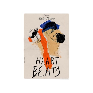 Premium Postkarte / HEARTBEATS Xavier Dolan Film / polnisches Plakat