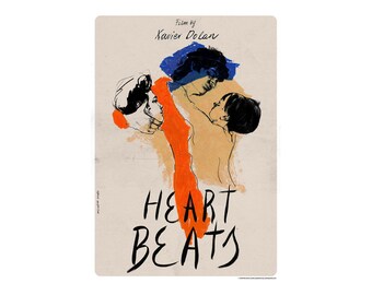 Heartbeats Movie Postcard, Xavier Dolan Film, Polish Poster Art