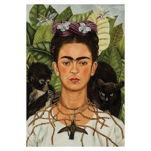 Cartolina Premium - Autoritratto di Frida Kahlo / 12 x 17 cm