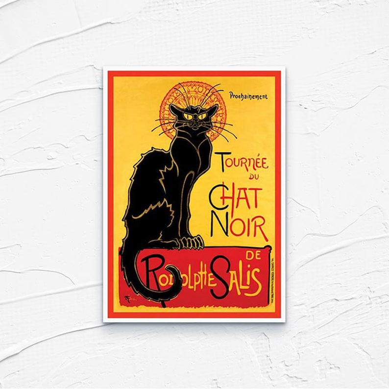 Premium Postcard; Le Chat Noir