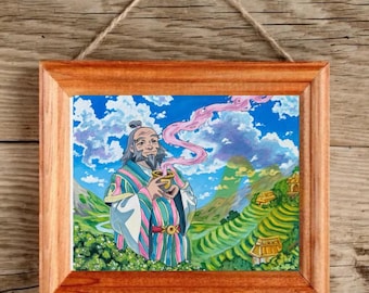 Uncle Iroh Rainbow Print
