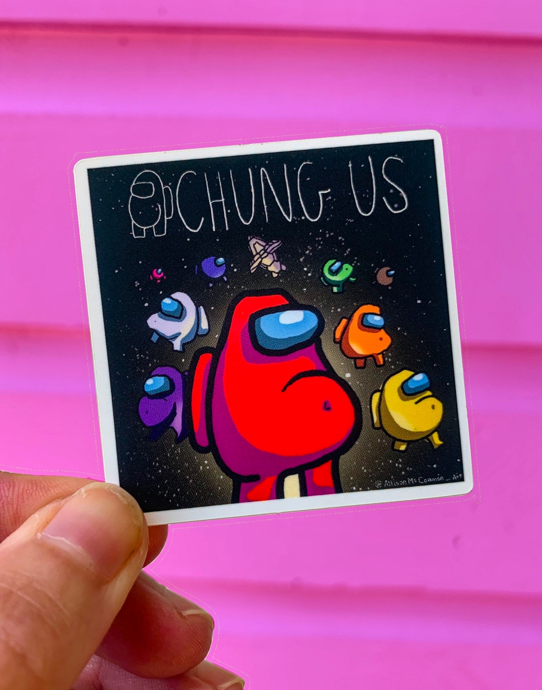 Achung Us Sticker - Etsy