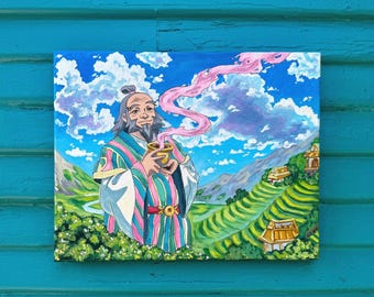 Uncle Iroh-regenboogprint