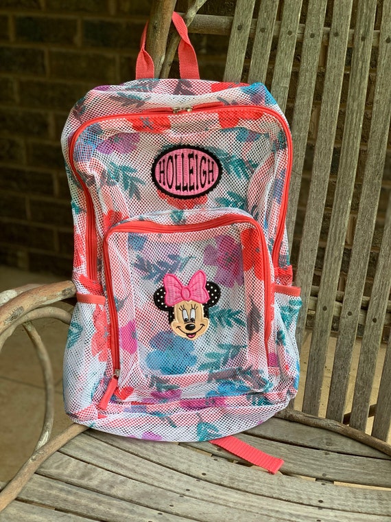 personalized mesh backpacks