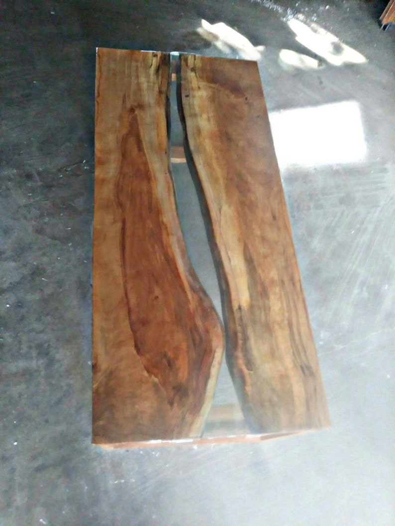 Unique Modern Epoxy Glass Coffee Table Lodge Style Coffee | Etsy