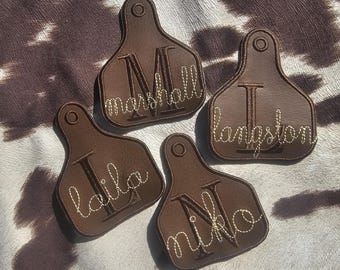 Name cow tag