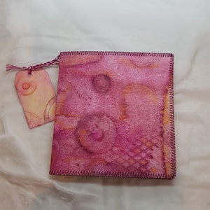 Hand made journal, notebook, sketchbook, diary.