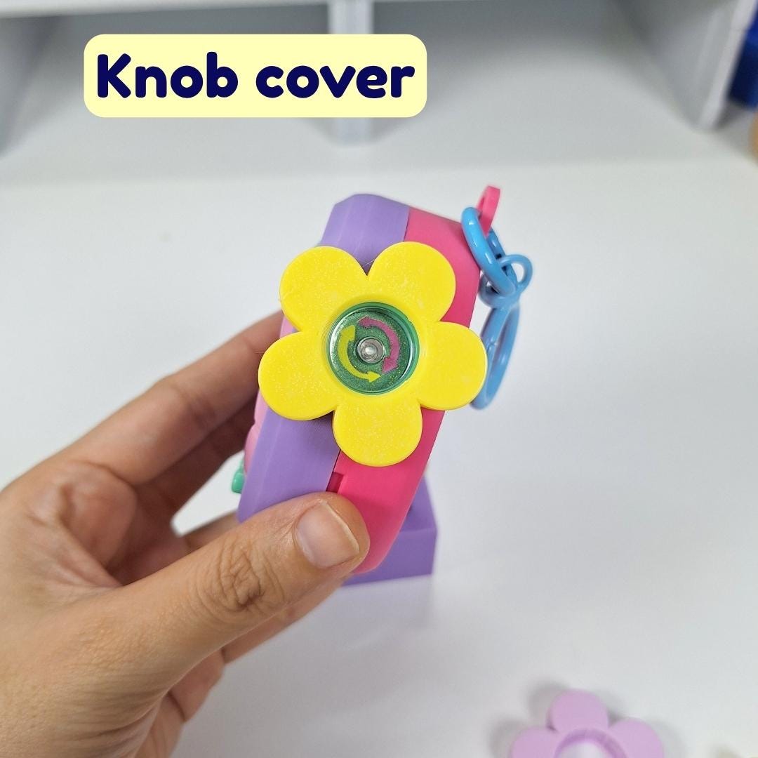 ノブカバー | たまごっちパラダイス用 | カスタム 3D プリント ボタン