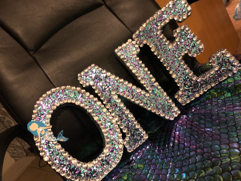 mermaid wooden letters mermaid birthday mermaid cake smash Mermaid letters mermaid sign mermaid bedroom