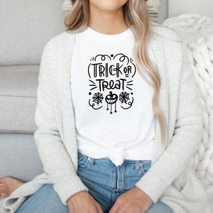 Trick or Treat Langarm T-Shirt