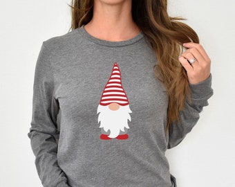 Christmas Gnome Shirt, Gnome Shirt, Santa Gnome Shirt, Christmas with my Gnomie, Christmas Tee, Christmas Day Gift, Holiday Gnome Tee