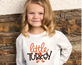 Little Turkey Kids Long Sleeve Tee Shirt