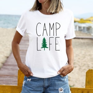 Camp Life Shirt, Happy Camper Shirt, Camping Shirt, Camp Life T shirt, Camper Gift, Glamping Shirt