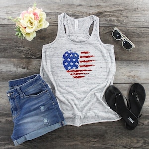 4TH Of July Shirt, USA Heart Flag Shirt, Patriotic Shirt, Independence Day Tee, American Flag Heart Shirt, USA Flag, Patriot, Red White Blue