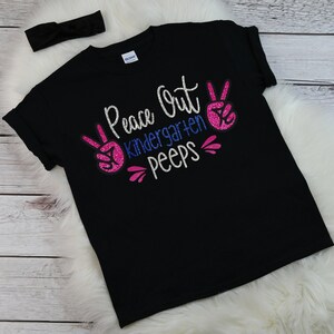 Peace Out Kinder Peeps Short Sleeve Tee Shirt