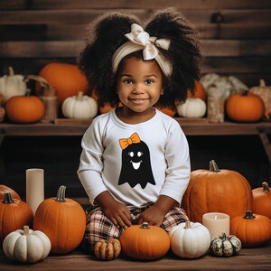Ghost Tee, Kids Ghostie Shirt, Onesie Halloween Bodysuit, Halloween Tee, Ghostie Infant Tee