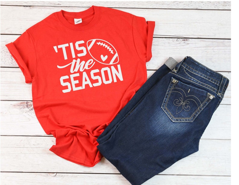 Tis The Season Football Short Sleeve Shirt gameday Etsy