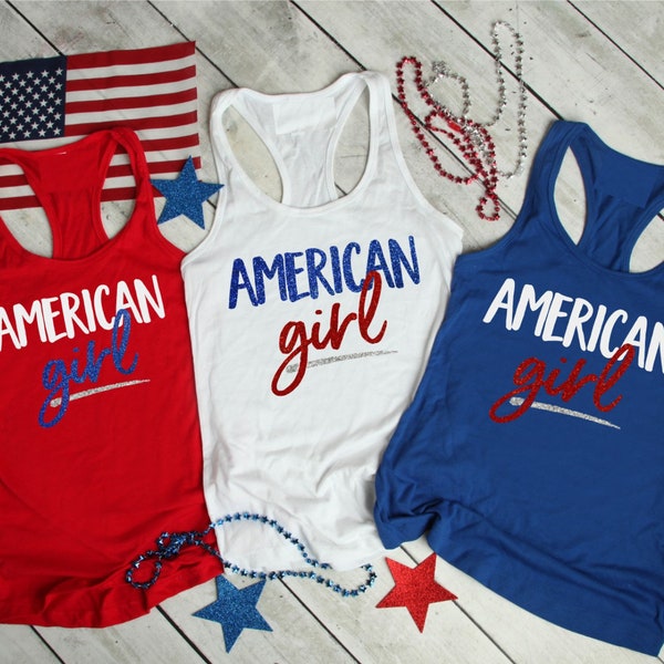 Tipsy Elves Women's 4th Of July Tank Top - Patriotic American Flag Design, Soft Poly-Cotton Blend, Comfortable Fit