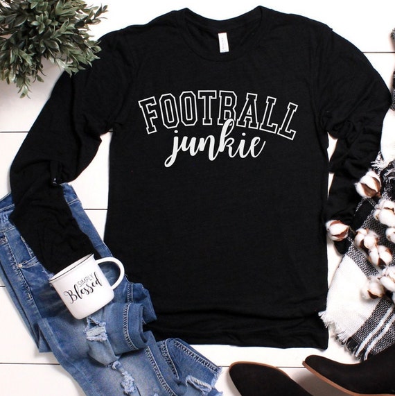 2025セール Sleeve Long Junkie Football Tee Etsy - Shirt Clothing