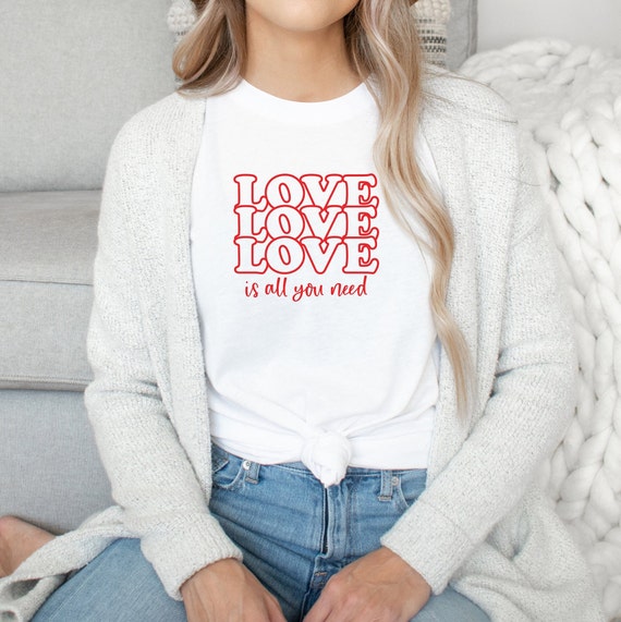 Love is All You Need Adult Long Sleeve Shirt - Etsy